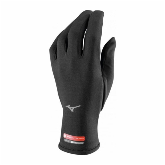 Gloves Mizuno Running BT Running Damske Čierne | 4029513-SR