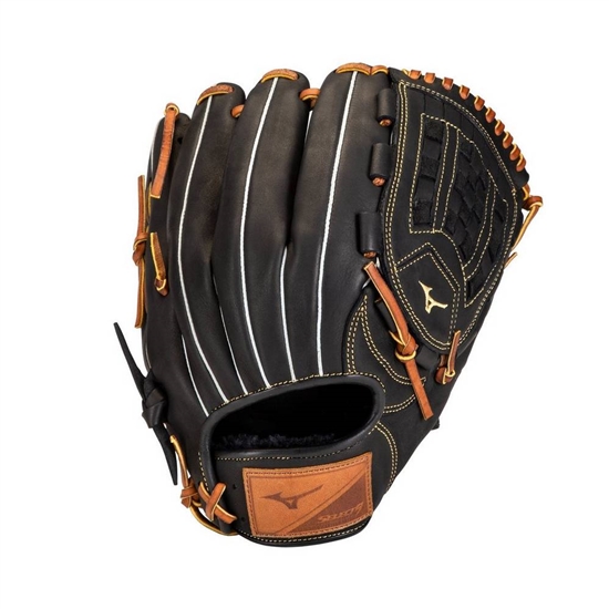 Gloves Mizuno Select 9 Pitcher Baseball 12" Panske Čierne / Hnede | 4316028-CF