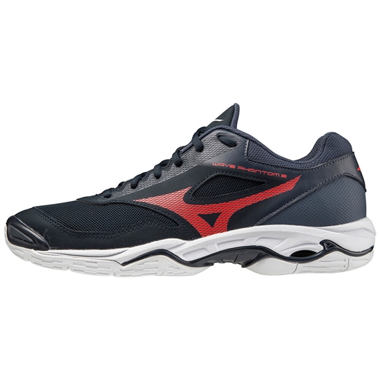 Hadzanarske Tenisky Mizuno WAVE PHANTOM 2 Panske Námornícka Modrá / Červené / Čierne | 4107598-JO