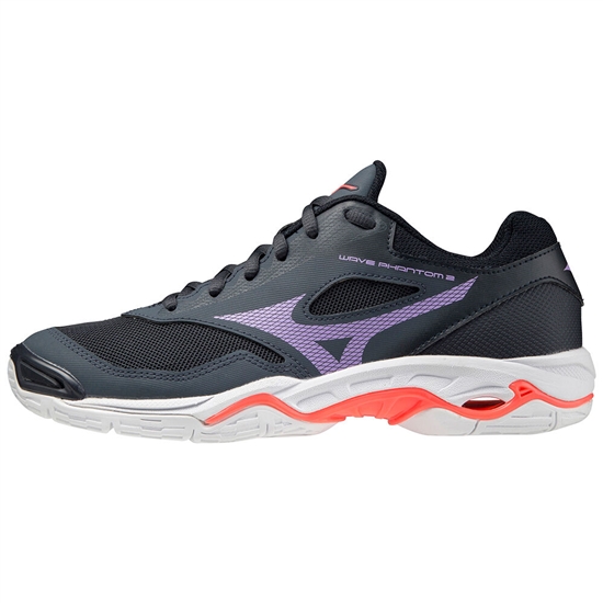 Hadzanarske Tenisky Mizuno WAVE PHANTOM 2 Damske Námornícka Modrá / Koralove | 9142836-PG