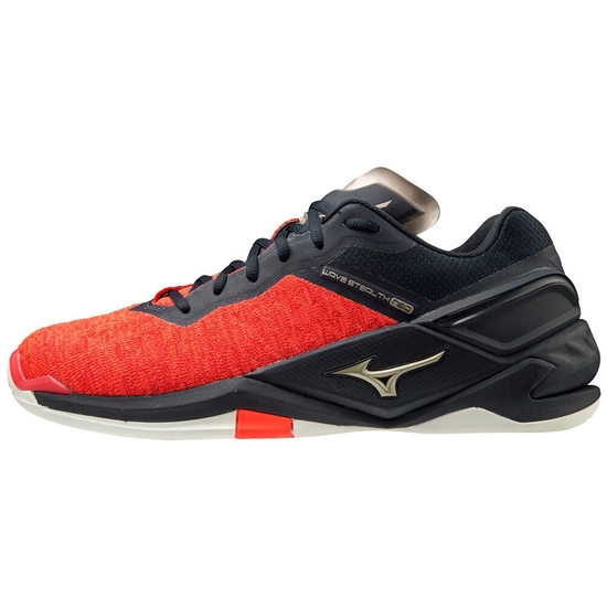 Hadzanarske Tenisky Mizuno Wave Stealth Neo Damske Čierne / Oranžové / Zlate | 7580132-SH