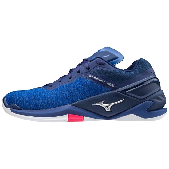 Hadzanarske Tenisky Mizuno Wave Stealth Neo Damske Modre / Strieborne / Ruzove | 8704962-HO