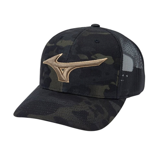 Hat Mizuno Diamond Trucker Baseball Damske Čierne Maskacove | 2318406-RN