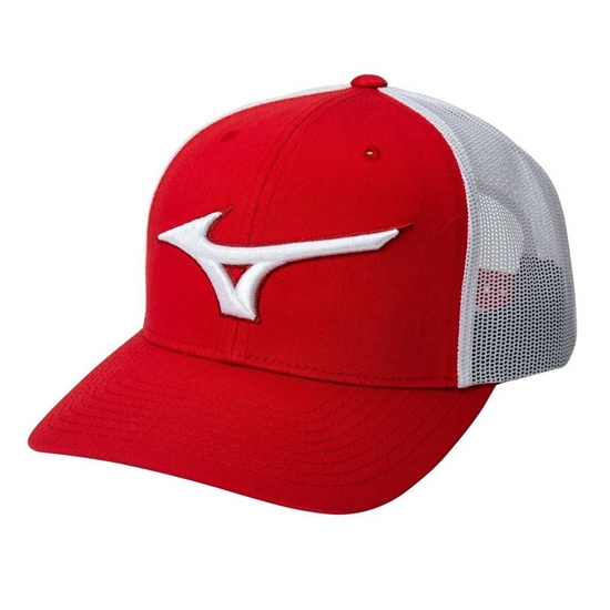 Hat Mizuno Diamond Trucker Baseball Damske Červené / Biele | 6548320-EG