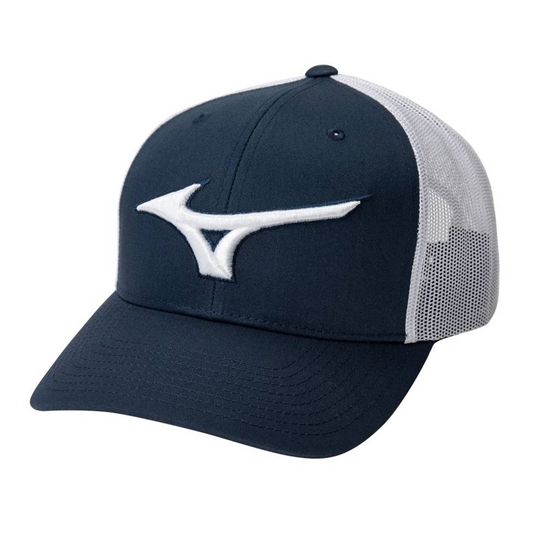 Hat Mizuno Diamond Trucker Baseball Panske Námornícka Modrá / Biele | 1530498-VA