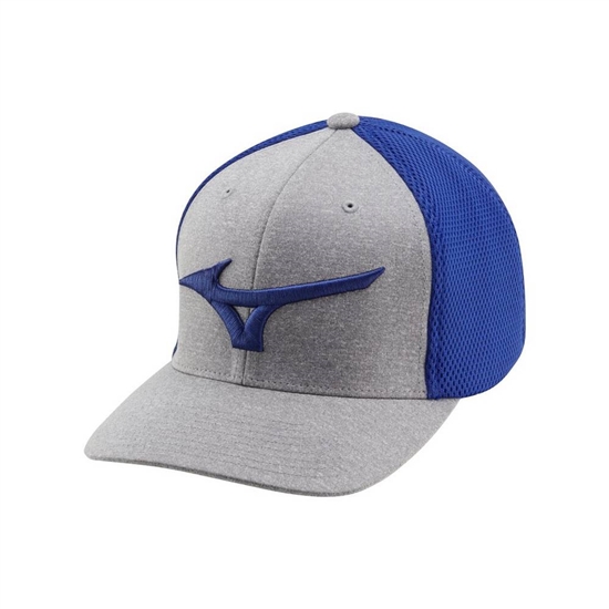 Hat Mizuno Fitted Meshback Golf Panske Kráľovská Modrá | 2709185-HI