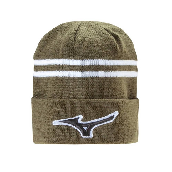 Hat Mizuno RUNBIRD Beanie Golf Panske Hnedožltý | 1845207-MI