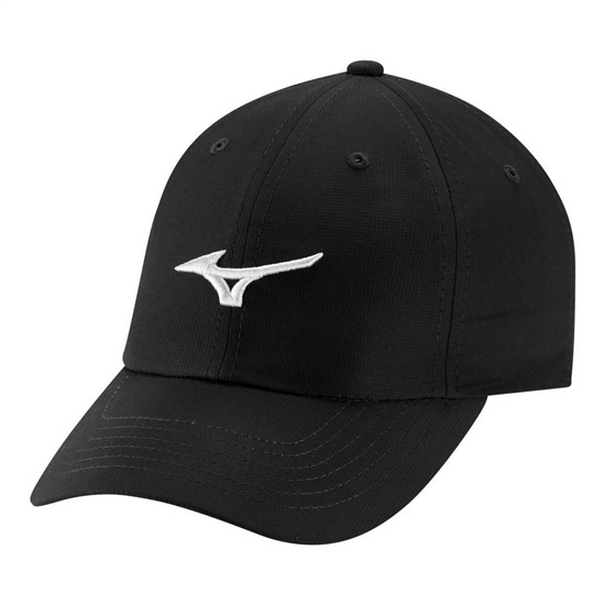 Hat Mizuno Tour Adjustable Lahke Golf Damske Čierne / Biele | 1753948-VK