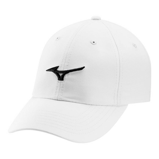 Hat Mizuno Tour Adjustable Lahke Small Fit Golf Panske Biele / Čierne | 3187940-WI