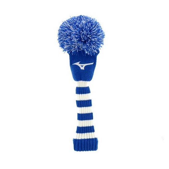 Head Cover Mizuno Knit Pom Fairway Damske Modre / Biele | 8036742-NP