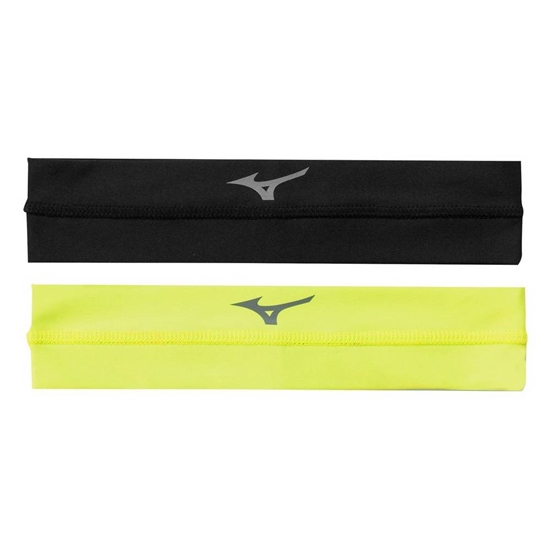 Headband Mizuno Viktory Volleyball Damske Čierne / Citrón | 9085364-YS