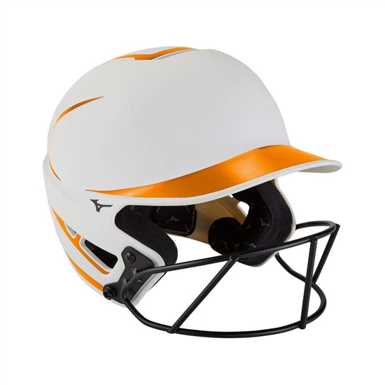 Helmet Mizuno F6 Fastpitch Softball Batting Damske Biele / Oranžové | 0734865-VL