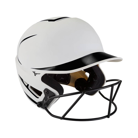 Helmet Mizuno F6 Fastpitch Softball Batting Damske Biele / Čierne | 4238516-TE