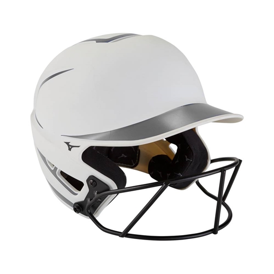 Helmet Mizuno F6 Fastpitch Softball Batting Damske Biele / Siva | 8236540-RD