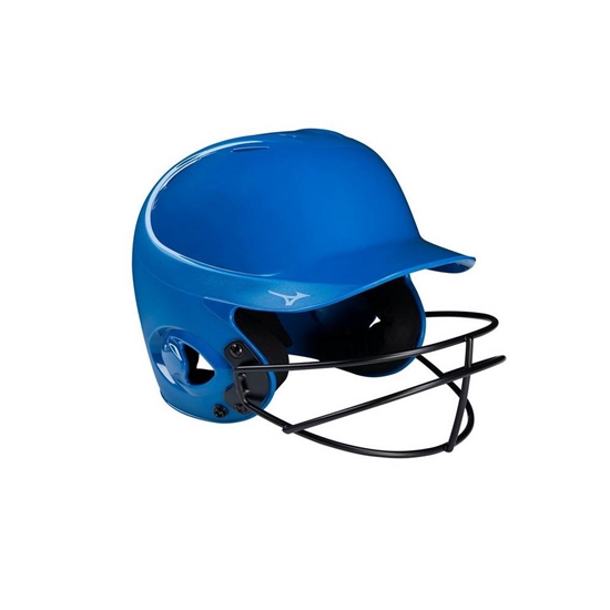 Helmet Mizuno Mvp Series Solid Batting Helmet With Fastpitch Softball Mask Damske Kráľovská Modrá |