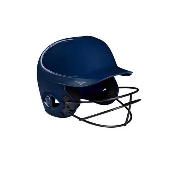 Helmet Mizuno Mvp Series Solid Batting Helmet With Fastpitch Softball Mask Damske Námornícka Modrá