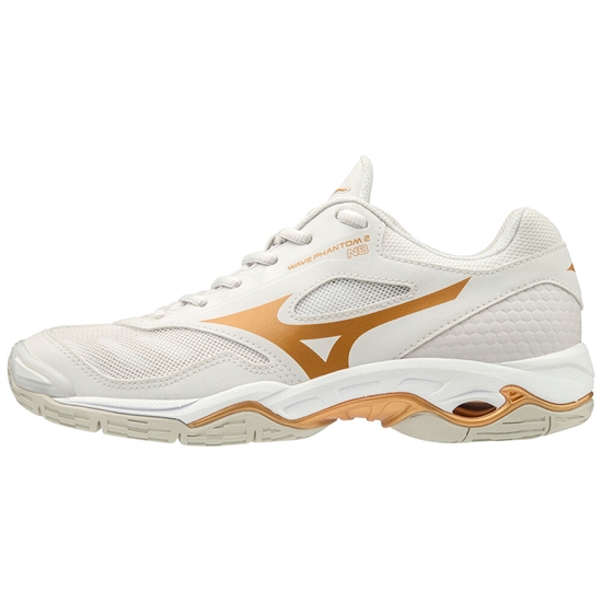 Netball Tenisky Mizuno Wave Phantom 2 Nb Damske Biele | 7689213-KZ