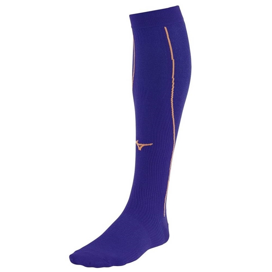 Ponozky Mizuno Compression Running Panske Nachový / Oranžové | 5391720-ZE