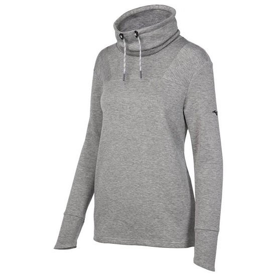 Pulovre Mizuno April Ross Funnel Neck Damske Siva | 1042796-RS