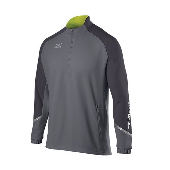 Pulovre Mizuno Elite 1/2 Zip Panske Siva | 8952341-GU