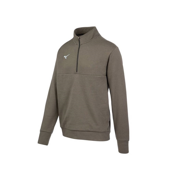 Pulovre Mizuno MZ1 1/4 Zip Fleece Panske Siva | 5604719-QX