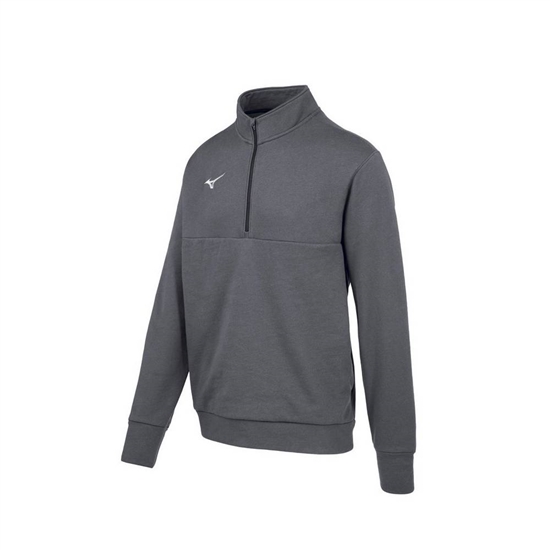 Pulovre Mizuno MZ1 1/4 Zip Fleece Panske Siva | 6430587-EC