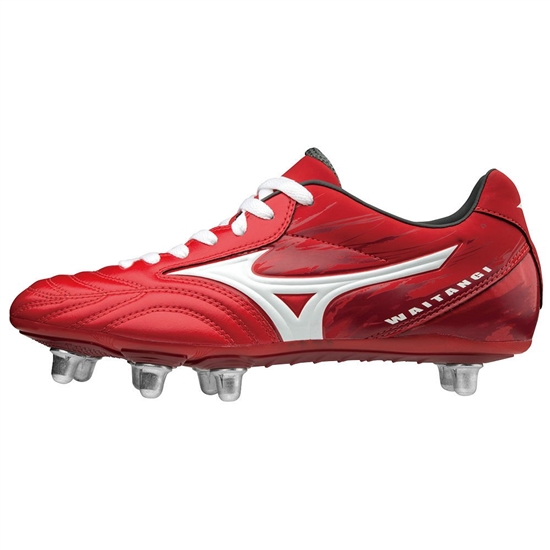 Rugby Topanky Mizuno WAITANGI PS Damske Červené / Biele | 6905372-MB