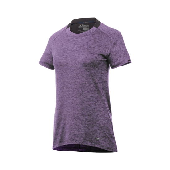 T shirts Mizuno Alpha Kratke Sleeve Damske Nachový | 4379216-ZX