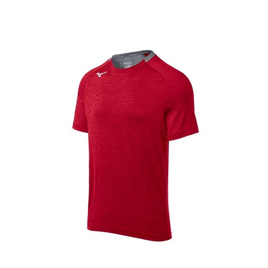 T shirts Mizuno Alpha Kratke Sleeve Panske Červené | 8790146-GN