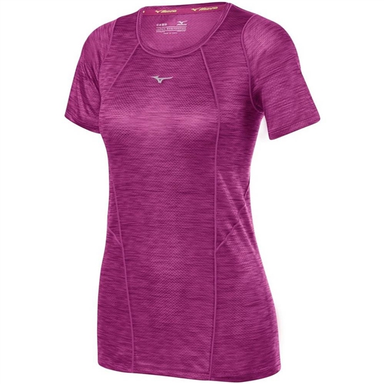 T shirts Mizuno Alpha Vent Running Damske Nachový | 8147309-LR