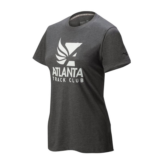 T shirts Mizuno Atlanta Track Club 50/50 Running Damske Siva | 3751420-MN