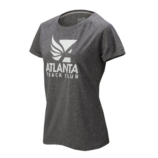 T shirts Mizuno Atlanta Track Club Inspire 2.0 Running Damske Tmavo Siva | 6078194-MQ