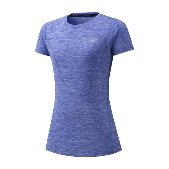 T shirts Mizuno Impulse Core Running Damske Modre | 9125684-QD