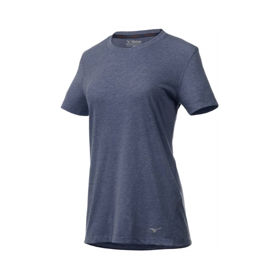 T shirts Mizuno Inspire Damske Indigo | 8039254-HN