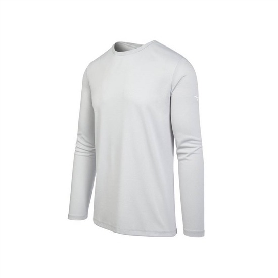 T shirts Mizuno Long Sleeve Panske Siva | 1425309-QX