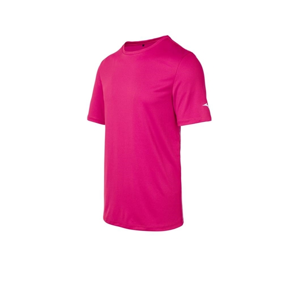 T shirts Mizuno Tee Panske Ruzove | 6813594-KZ