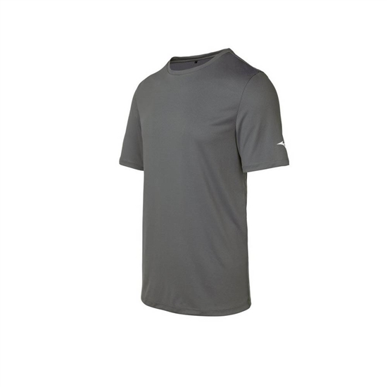 T shirts Mizuno Tee Panske Siva | 1264798-EG