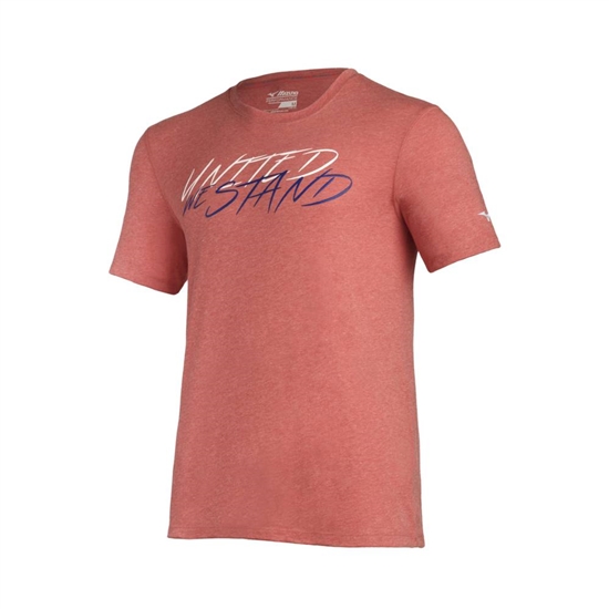 T shirts Mizuno United We Stand Inspire Panske Červené | 1785463-JV