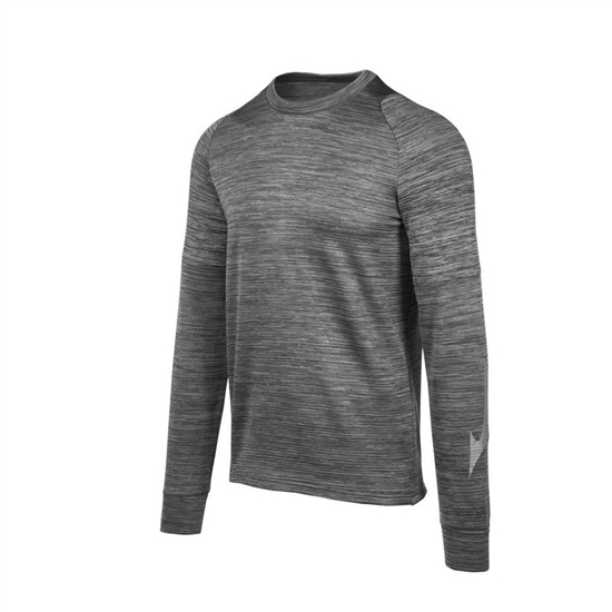 T shirts Mizuno Velocity Long Sleeve Crew Panske Siva | 9073285-ZB