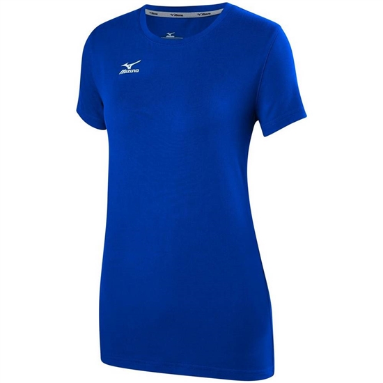 T shirts Mizuno Volleyball Attack 2.0 Damske Kráľovská Modrá | 9037452-SQ