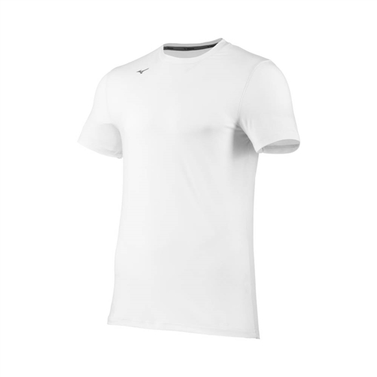 T shirts Mizuno Volleyball Attack 2.0 Panske Biele | 8237015-TS