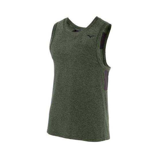 Tank Top Mizuno Alpha Running Panske Zelene | 7639254-YP