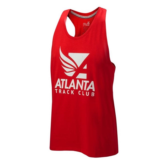 Tank Top Mizuno Atlanta Track Club 50/50 Panske Červené | 5617290-YQ