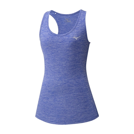 Tank Top Mizuno Impulse Core Running Damske Modre | 4312689-NY