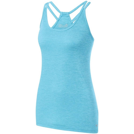 Tank Top Mizuno Lyra Damske Modre Tyrkysové | 0172859-IJ