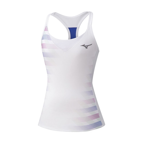 Tank Top Mizuno Printed Damske Biele | 2764105-IX