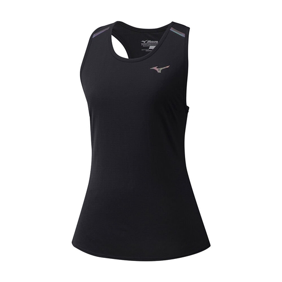 Tank Top Mizuno Solarcut Running Damske Čierne | 1657408-DY