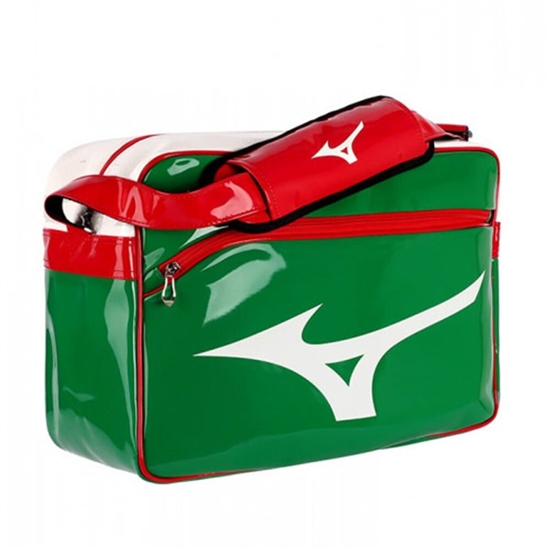 Tasky Mizuno RB Enamel M Damske Zelene / Červené | 8607315-ZQ