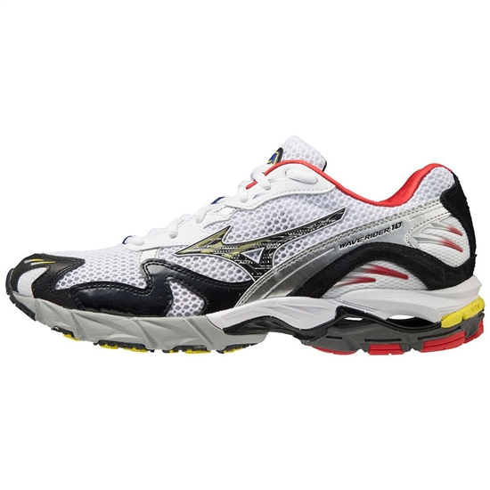 Tenisky Mizuno Wave Rider 10 Damske Biele / Čierne / Červené | 3816024-EU