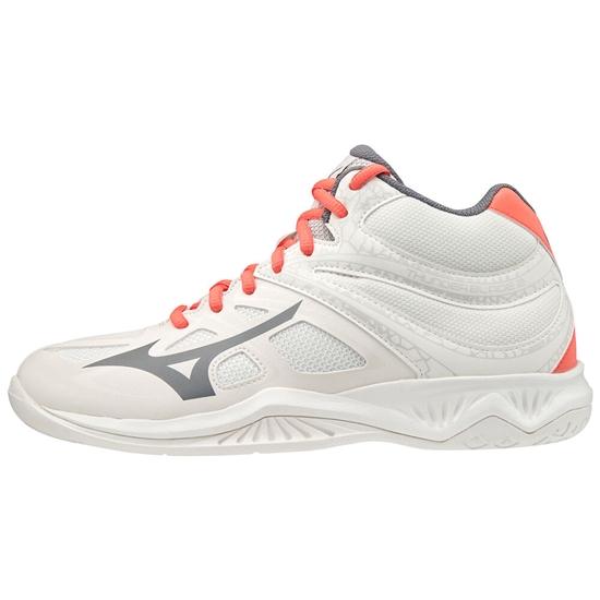 Tenisky Na Volejbal Mizuno Thunder Blade 2 Stredne Damske Biele / Koralove | 2874105-ZY